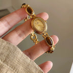 High-end Luxury Watches for Woman Elegant Green Jewelry Jade Quartz Bracelet Wristwatch Gift for Women Lady Fashion Dress Watch