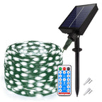 Green Environmentally Materials Outdoor LED Solar Lawn Lamp 10/20/50/100m Fairy Garden Lights For Squares Parks Christmas Decor