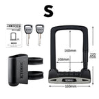 Ultimate Etook U-Lock: Unbreakable Security for Bikes & Motorcycles
