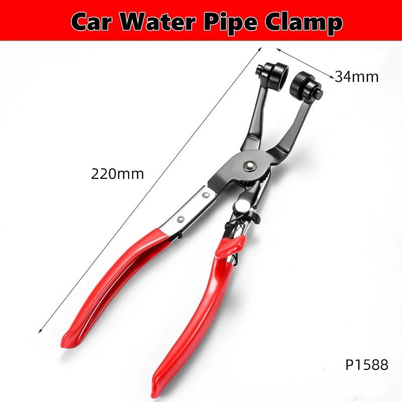 Long Reach Wire Hose Clamp Pliers Set for Automotive Fuel Oil Coolant Radiator Hoses