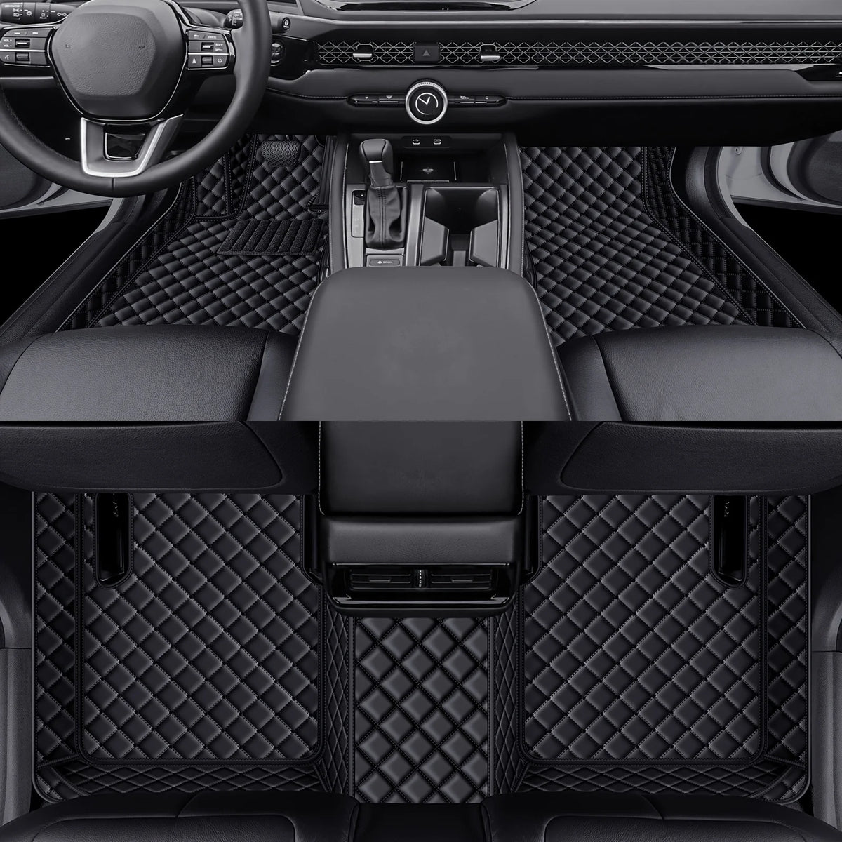 Custom Fit Car Floor Mats for Dacia Duster 2018-2024, Easy Clean Interior Set