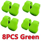 New 2-8PCS Portable Fishing Pole Holder Fishing Rod Fixer Wall Mounted Fishing Pole Straps Clip Multifunctional Rod Holder Tools