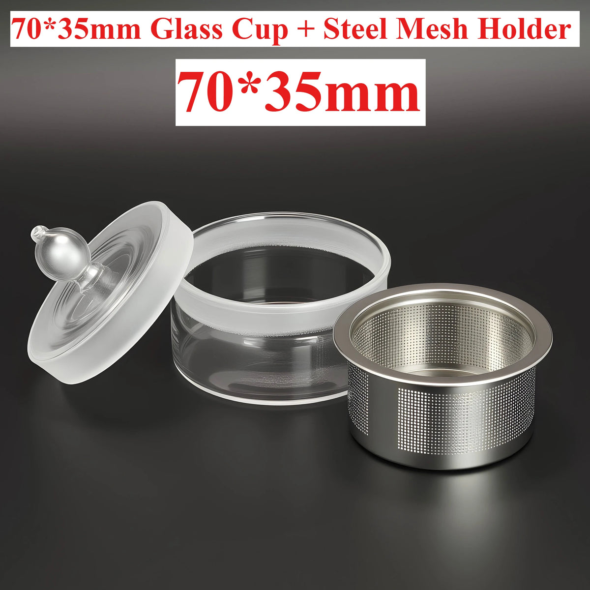 Watch Repair Oil Storage Tank Glass Cup Parts Cleane Baskets Ultrasonic Cleaning 304 Steel Mesh For Watchmakers Tool Component