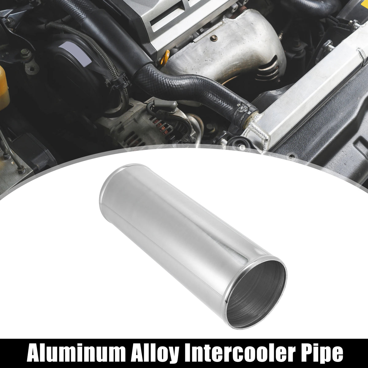 uxcell Aluminum Intercooler Pipe Straight Tube 300mm Length, OD 38mm (ID 33mm)