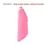 AhyKa 600ml Aerodynamic Bike Water Bottle with Bracket Set, MTB/Road, Black