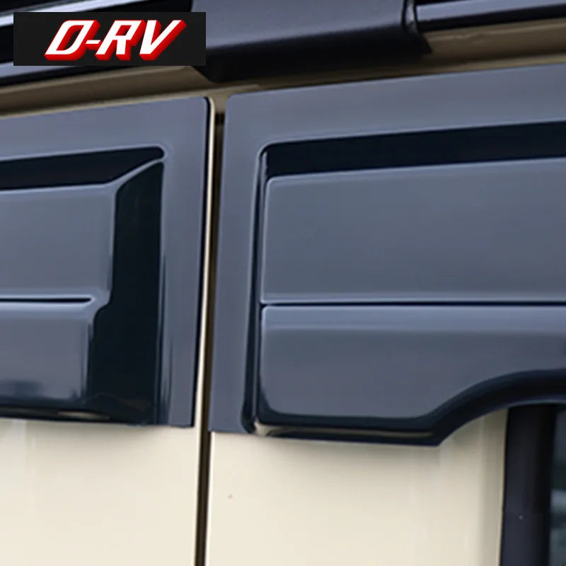 6pcs Car Window Visors Rain Guards for Suzuki Jimny 2023-2024 5-Door, Smoke Tint