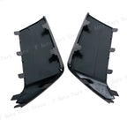 For Audi RS7 2009-2018 RS6 2011-2018 Car Front Bumper Fog Light Lamp Trim Molding Black Cover Frame Shell Cap Hood Lid