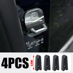 Soft Silicone Auto Door Lock Damper Buffer Pad Shock Absorber Anti Noise Soundproof Gasket Protection Sticker Accessories Kit