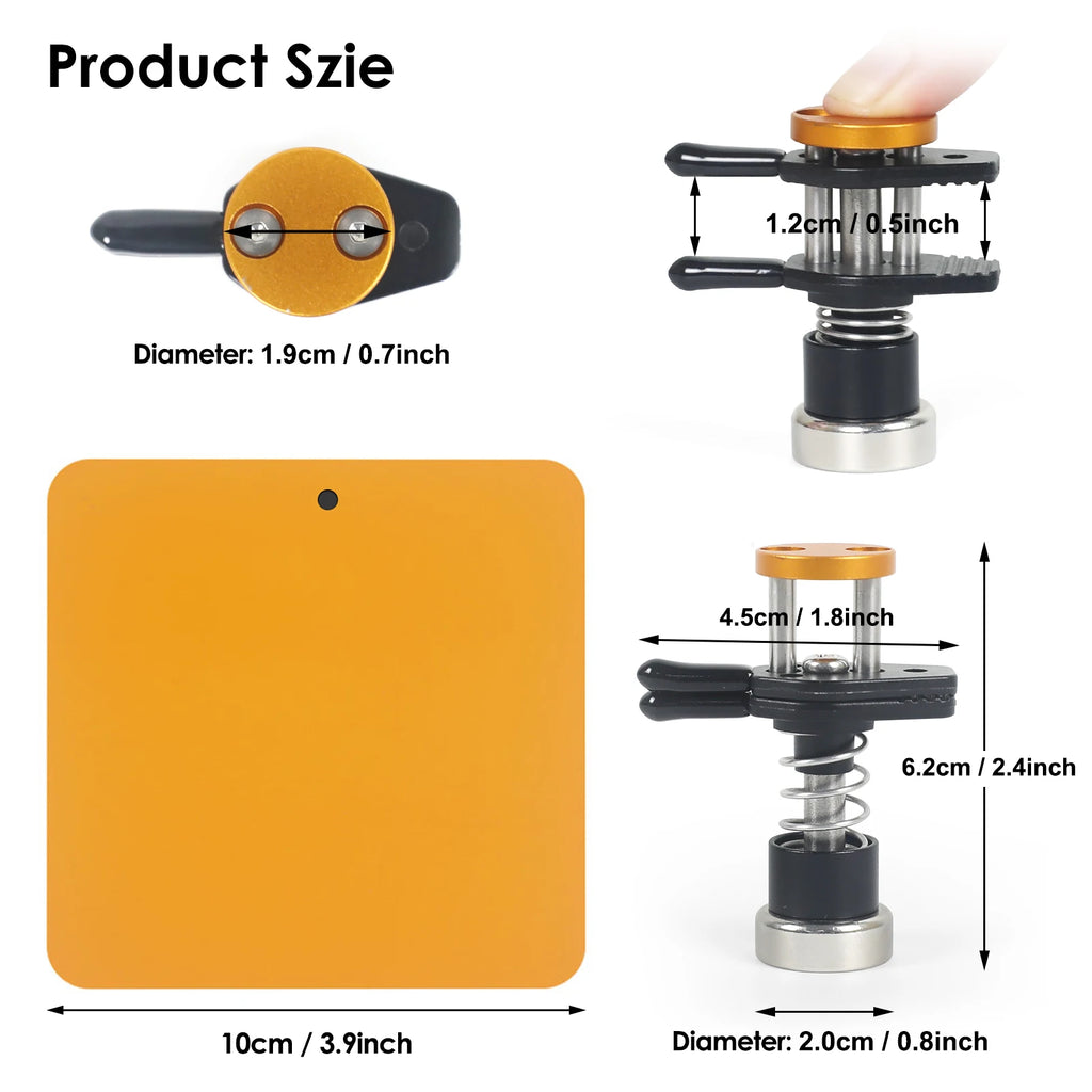 NEWACALOX Magnetic Helping Hand Soldering Third Hand Tool with Alligator Clips Flexible Metal Arms Electronic Repair Tool