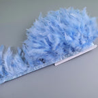 10-15cm Marabou Feathers Trim DIY Wedding Turkey Feather Ribbon Crafts Sewing Clothing Party Plume Handmade Home Decor