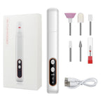 6in1 Wireless Nail Drill 15000RPM with LED Light and Screen Manicure Cutter Nail Repair Pedicure Milling Cutter Polisher Sander