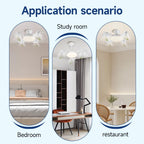 2026 New E27 Ceiling Fan Lamp Remote Control 110V 220V 3 Color Adjustable Modern Home Bedroom Living Room