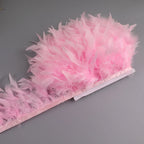 10-15cm Marabou Feathers Trim DIY Wedding Turkey Feather Ribbon Crafts Sewing Clothing Party Plume Handmade Home Decor