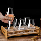 YWDL 2/4/6pcs Glass Whiskey Cup Set of 250ml Clear Lead Free Drinking Glasses Scotch Liquor Barware Beer Spirits Wine Glasse