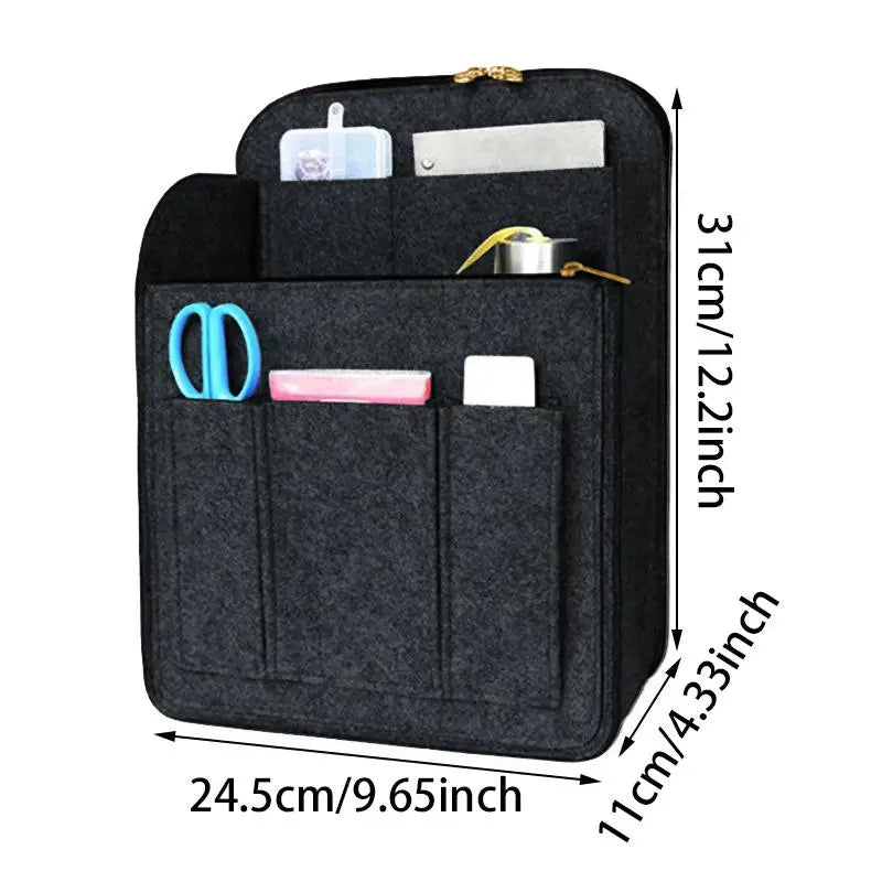 Multi-Pocket Insert Bag Organizer for Long champ Backpack Storage Bag Felt Backpack Inner Bag Liner Bag