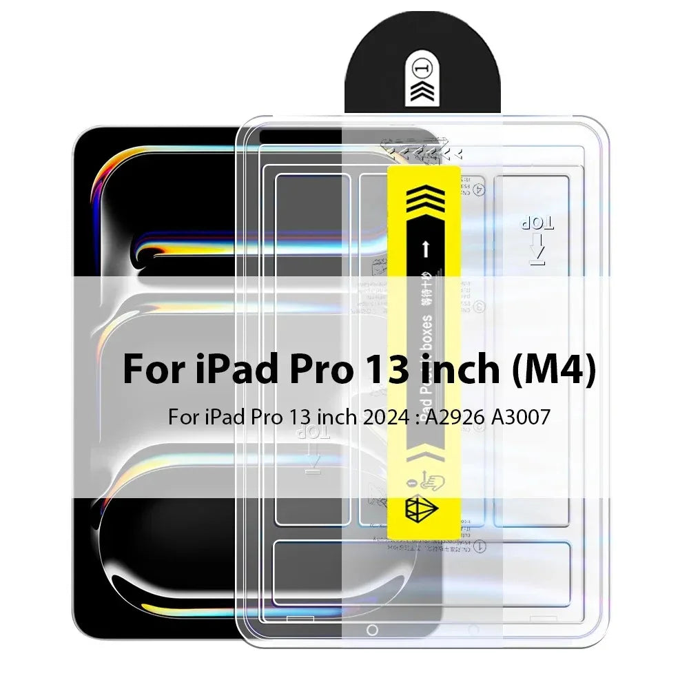 Tempered Glass for iPad Air 13 11 5 4 3 M3 M2 Pro13 M4 A16 11th 2025 12.9 Screen Protector 10 9 10th 9th Mini 7 6 Instant Film