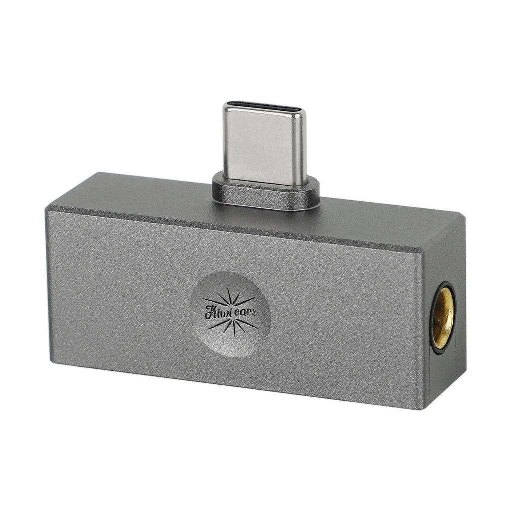 Kiwi Ears Allegro Mini Portable DAC/Amp USB-C to 3.5mm + 4.4mm, 32bit/384kHz, Silver