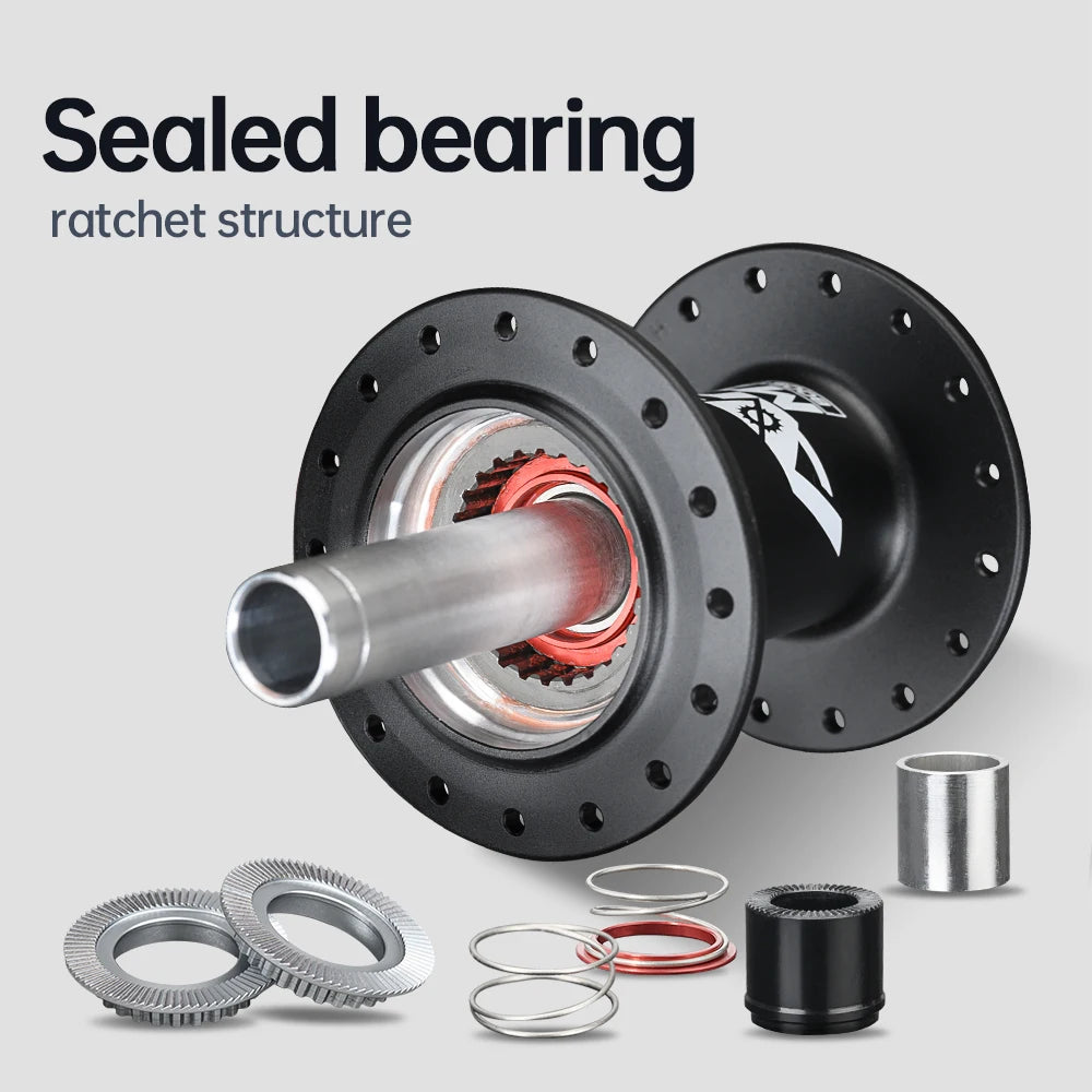 New ARC MT009 4 IN 1 Pro Front Rear Bicycle Hub Mountain MTB Bike Hub Sealed Bearing DT Ratchet 80T Bicycle Hubs 8-12Speed