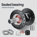 New ARC MT009 4 IN 1 Pro Front Rear Bicycle Hub Mountain MTB Bike Hub Sealed Bearing DT Ratchet 80T Bicycle Hubs 8-12Speed