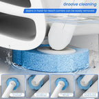 Disposable Toilet Brush Cleaner WC Replacement Sponge Pad Toilet Cleaning Brush Refills Bathroom Cleaning Accessories