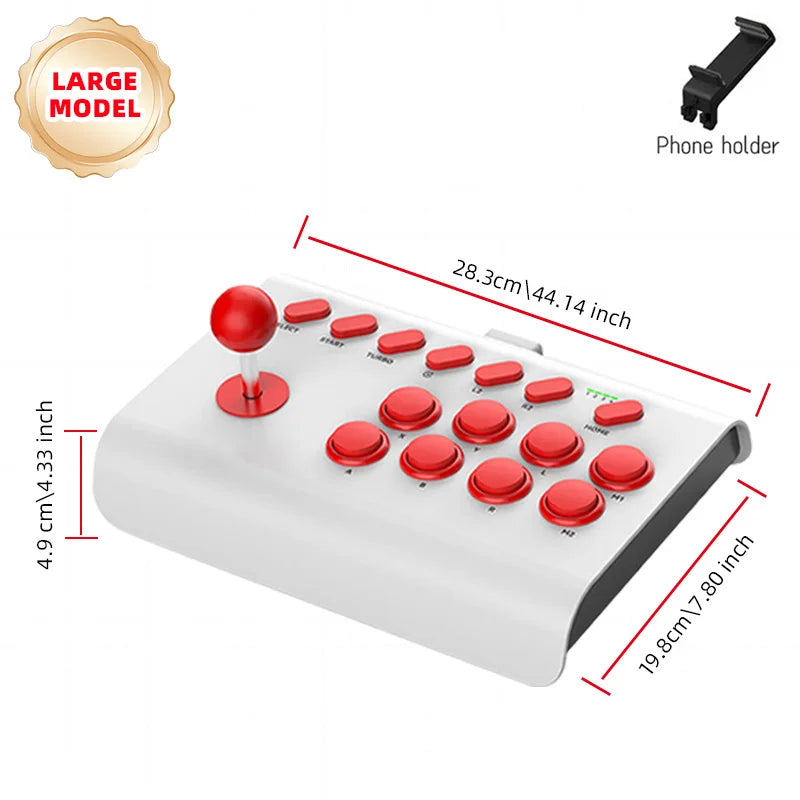 Arcade Joystick Wireless Gaming Controller for PC/Android/ios/Switch/PS3/PS4 Fighting Stick For Street Fighter/Mame
