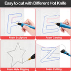 Electric Foam Cutter Kit Foam Carving Cutting Pen Foam Crafts Sculpture Cutting Pen Styrofoam Cutting Tools Hot Wire Foam Cutter