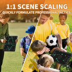 8.5/16-Inch LCD Electronic Football Coaching Tactical Board Strategy Marker Board Soccer Coach Blackboard for Sports Training