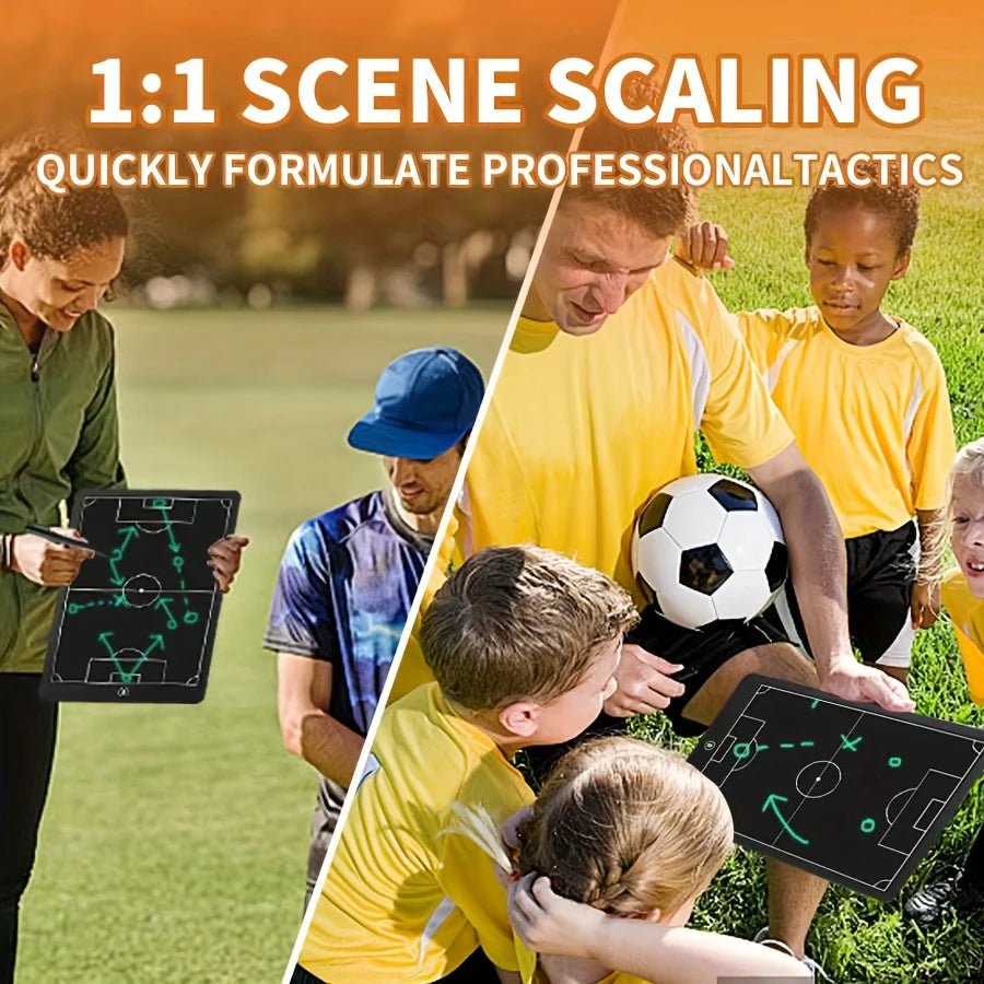 8.5/16-Inch LCD Electronic Football Coaching Tactical Board Strategy Marker Board Soccer Coach Blackboard for Sports Training