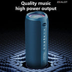 Zealot S49 Pro 20W Wireless Speaker,RGB Light Wireless Hifi Sound quality, Bass Boost，Dual Pairing,3000mAh Battery.