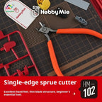 HobbyMio HM-102 Single Blade Gate Nipper High Hardness Steel Sharp Thin Edge Clean Smooth Cut No Whitening for Gundam Model Kit