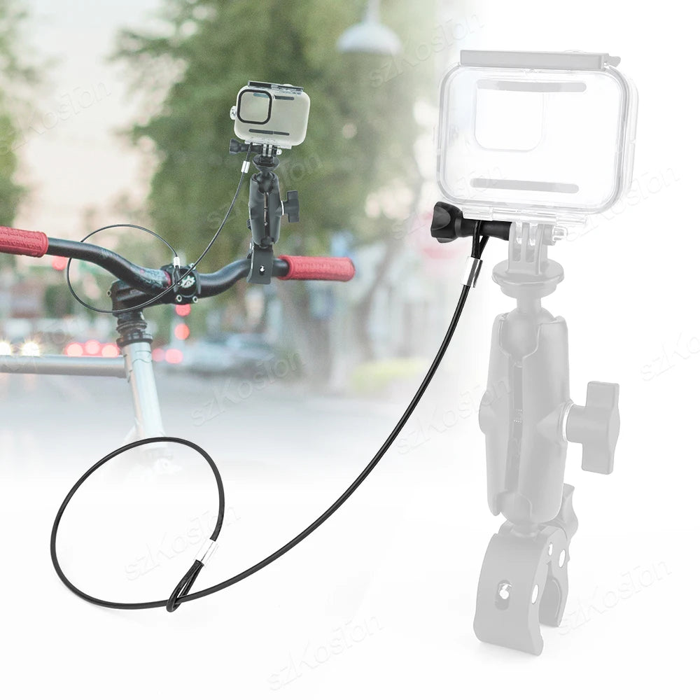 Magnetic Mount Bracket Adapter with Lanyard for Insta360 X5 X4/Osmo 360 Action 5Pro 4/Gopro Hero13 Gopro Accessories