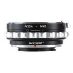 K&F CONCEPT PK/DA-M4/3 Lens Mount Adapter Ring for Pentax PK DA Mount Lens to M4/3 Micro Four Thirds MFT Mount DSLR Cameras Body