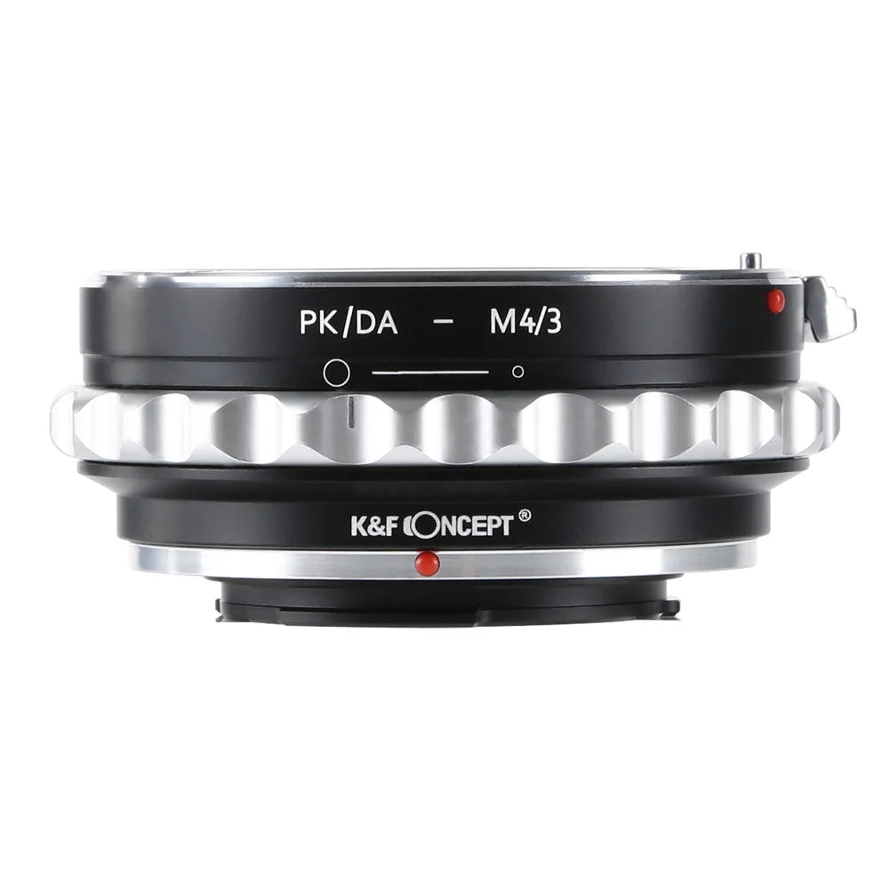 K&F CONCEPT PK/DA-M4/3 Lens Mount Adapter Ring for Pentax PK DA Mount Lens to M4/3 Micro Four Thirds MFT Mount DSLR Cameras Body