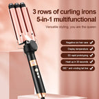 5 in 1 Hair Curler Multifunctional Curling Iron Hair Styler Salon Styling Tool Bending Curling for Home Travel Daily Use