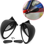 Pair California Style Racing Mirrors Universal Classic Rearview Mirror Custom Car Door Side Wing Mirrors For Cars Replacement