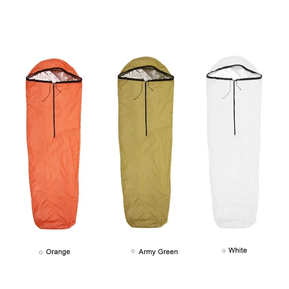 TOMSHOO Emergency Sleeping Bag Ultralight Waterproof Heat Reflective Thermal Sleeping Bag Survival Gear for Outdoor Adventure