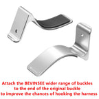 BEVINSEE Aluminium Seatbelt Extender Handover Fix Attachment for BMW E92 335i 328i 325i 320i 330i 320d 325d 330d 2005-2013