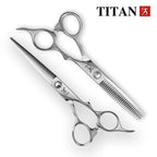TITAN Professional Hairdressing Haircut Scissors 6 Inch VG10  Hairdresser's Cutting Thinning Tools High Quality Salon Set