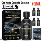 Car Nano Ceramic Coating Car Wax Nano Paint Sealant Hydrophobic Protective Coating Car Detailing Kit for Shine Car Polish 70ml