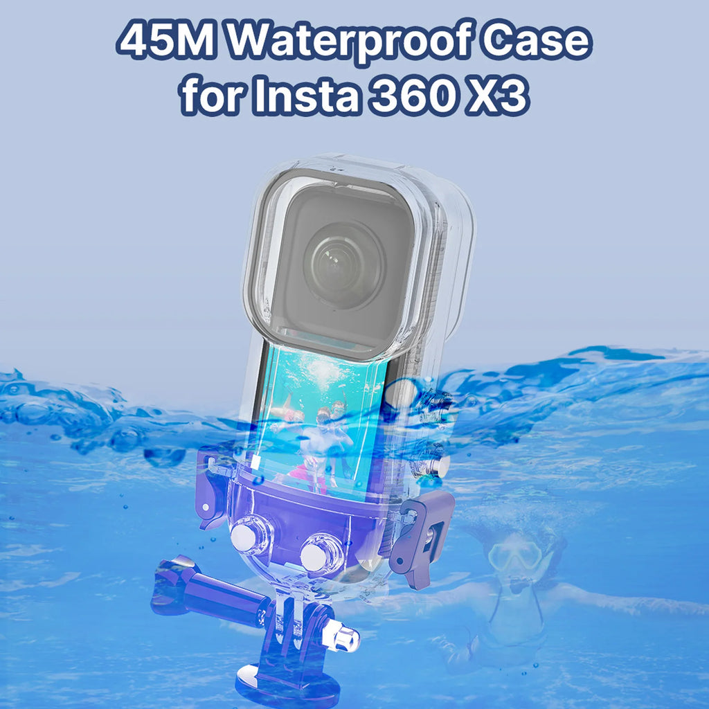 Sports Camera Underwater Protective Case  Action Camera Waterproof Case Strong Airtightness for Insta360 X3