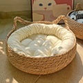 Basket and cushion / 40cm