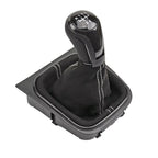 For Golf 5 MK5 Golf 6 MK6 Car Speed Gear Shift Knob With Gaiter Boot for Jetta MK3 SCIROCCO III 137 138 EOS 1F7 1F8