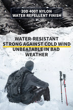 MAPLEAF Down Pants Ultralight Warm Down Trousers 800FP Winter Snow Pants Windproof Waterproof Ski Pants Camping Hiking Trousers