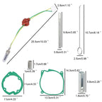 Car Air Diesel Gasket Ceramic Glow Plug Kit For 12V 2KW 5KW 8KW Chinese Diesel Heater Parking Heating Ignition Plug Kit