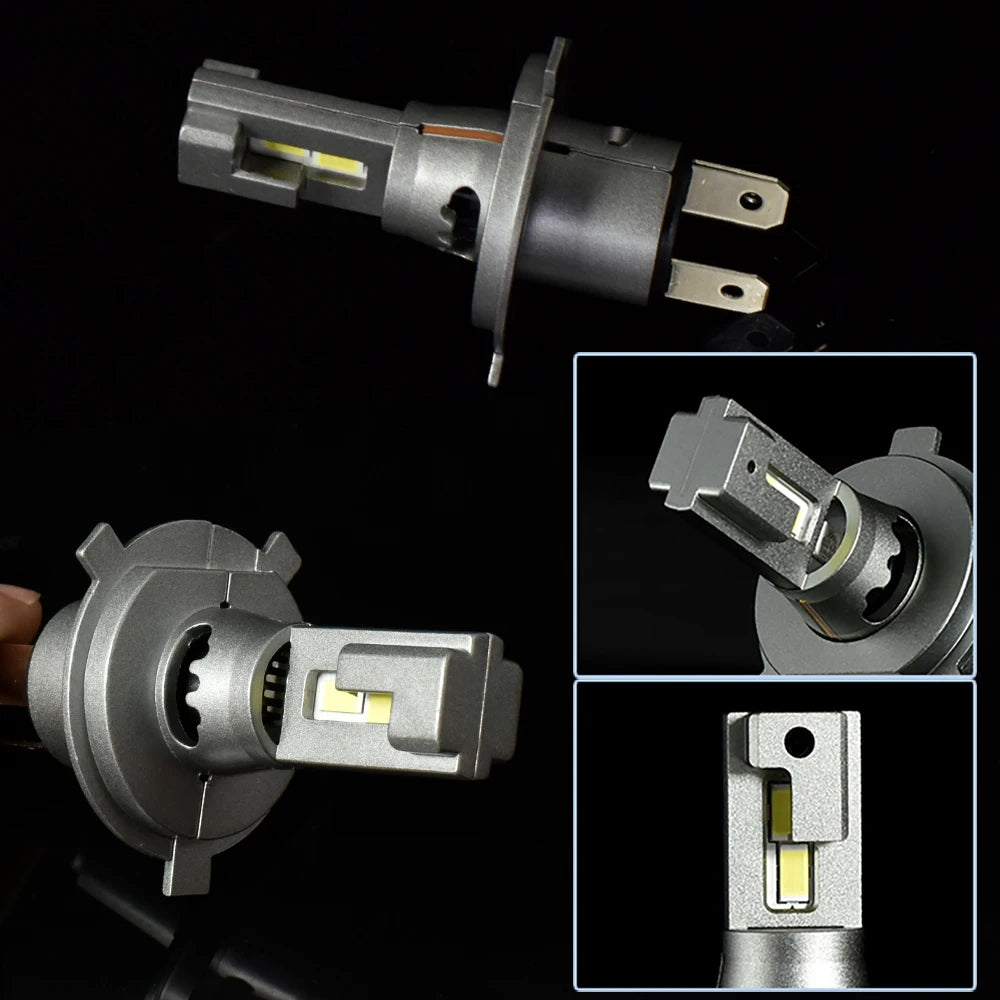 40000LM Canbus H4 LED Headlight Bulbs 9003 HB2 High Low Beam 120W/pair Car Lights 24 CSP 3570 Turbo Led Diode Lamps 12V 6500K