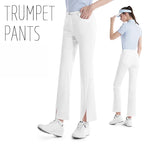 PGM Women's Golf Pants KUZ175 Slim Fit Breathable Nylon Spandex, XS-XL, Colors