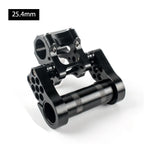 Litepro 25.4 to 31.8 Bicycle Handlebar Stem Folding Bike Table Bmx Bridge Handle Bar Short Power Adjustable Double Stem Riser
