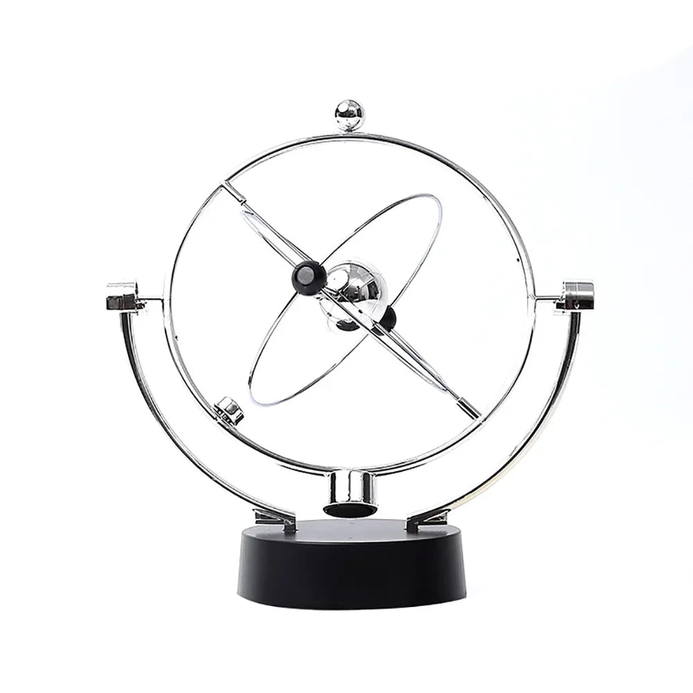 Rotating balance pendulum ball physics simulation desk toy, electronic perpetual motion decor