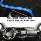 Car Auto Inner Dashboard Cover for Toyota Vitz 2018 - 2020 Center Console Protector Carpet Dashmat Sun-shade Accessories