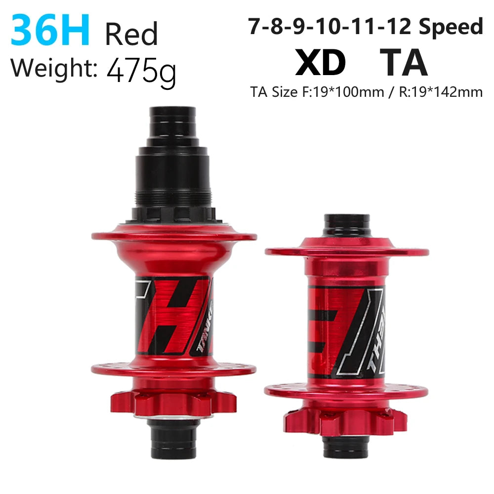 TANKE-MTB Hub Sealed Bearing,for Bicycle 8,9,10,11,12 Speed Mountain Bike Disc Brake,32 Holes,36 Holes,6 NBK Cubo,Aluminum Alloy